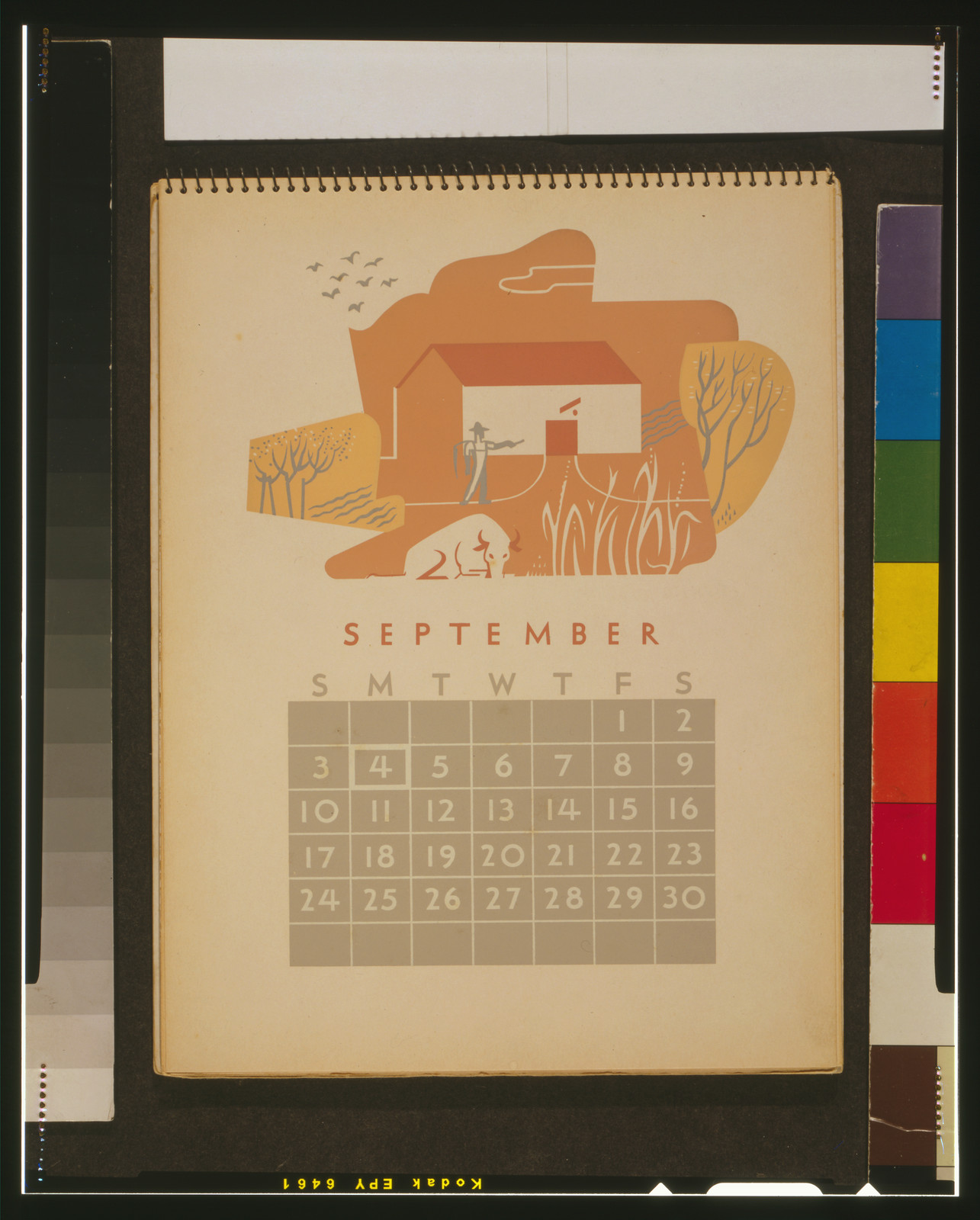 September, [1938] — vintage poster