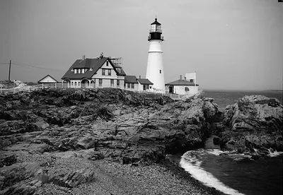 Portland Head Light, Portland Head, approximately 1/2 mile East of Shore Road, Cape Elizabeth, Cumberland County, ME