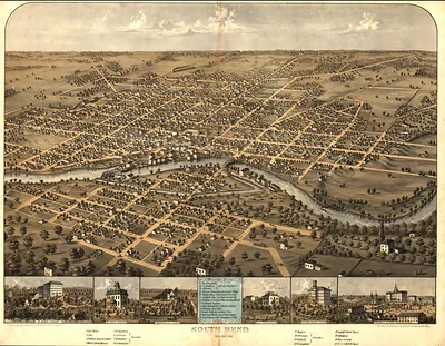 South Bend, Indiana, 1866