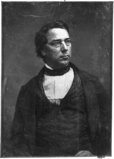 [George Perkins Marsh, half-length portrait, head three-quarters to right, with spectacles]
