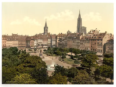 Kleber Place Strassburg Alsace Lorraine Germany