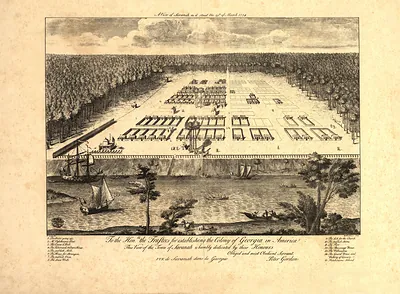Savannah, Georgia, 1734