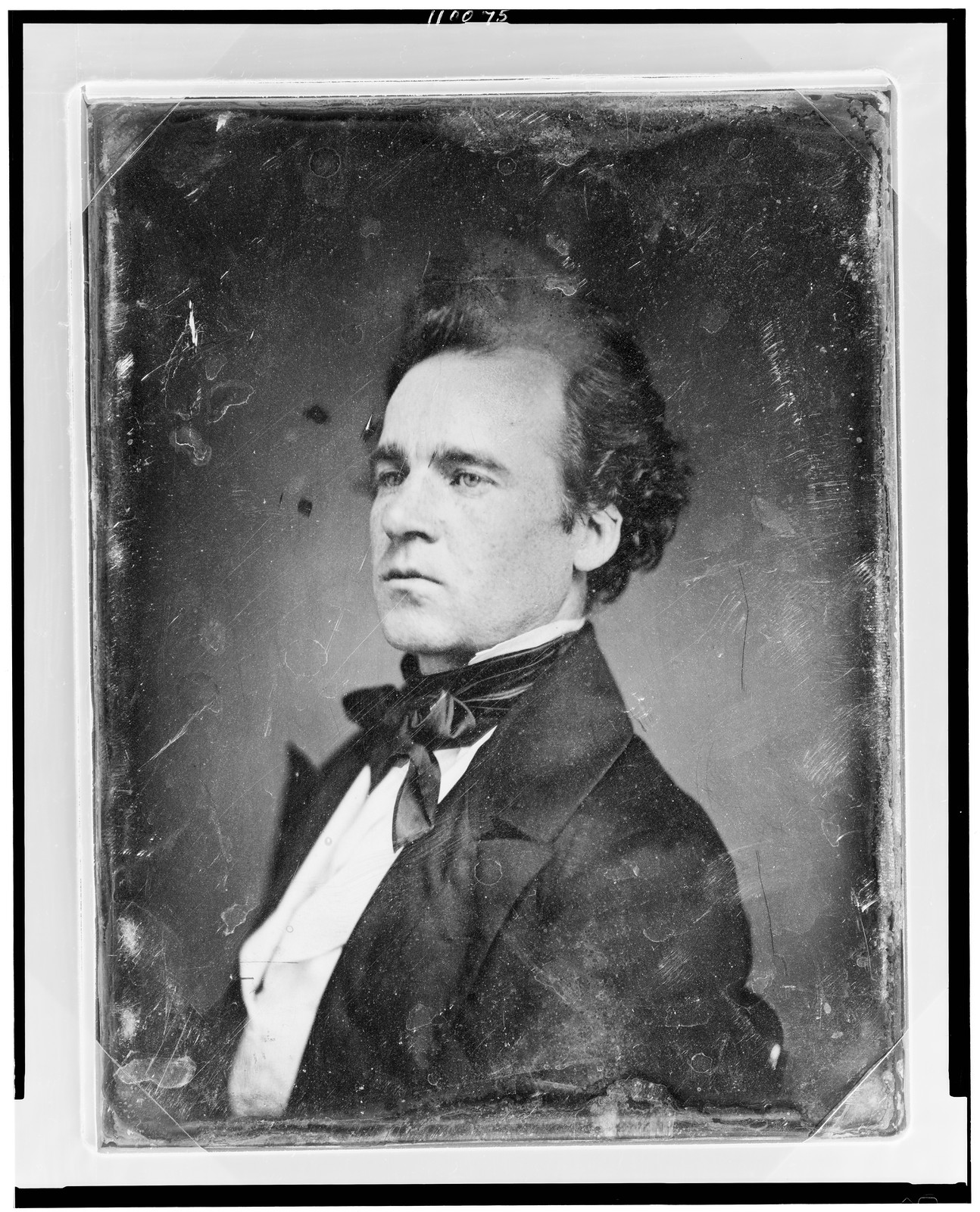 Unidentified man about, 1844 — historic photograph