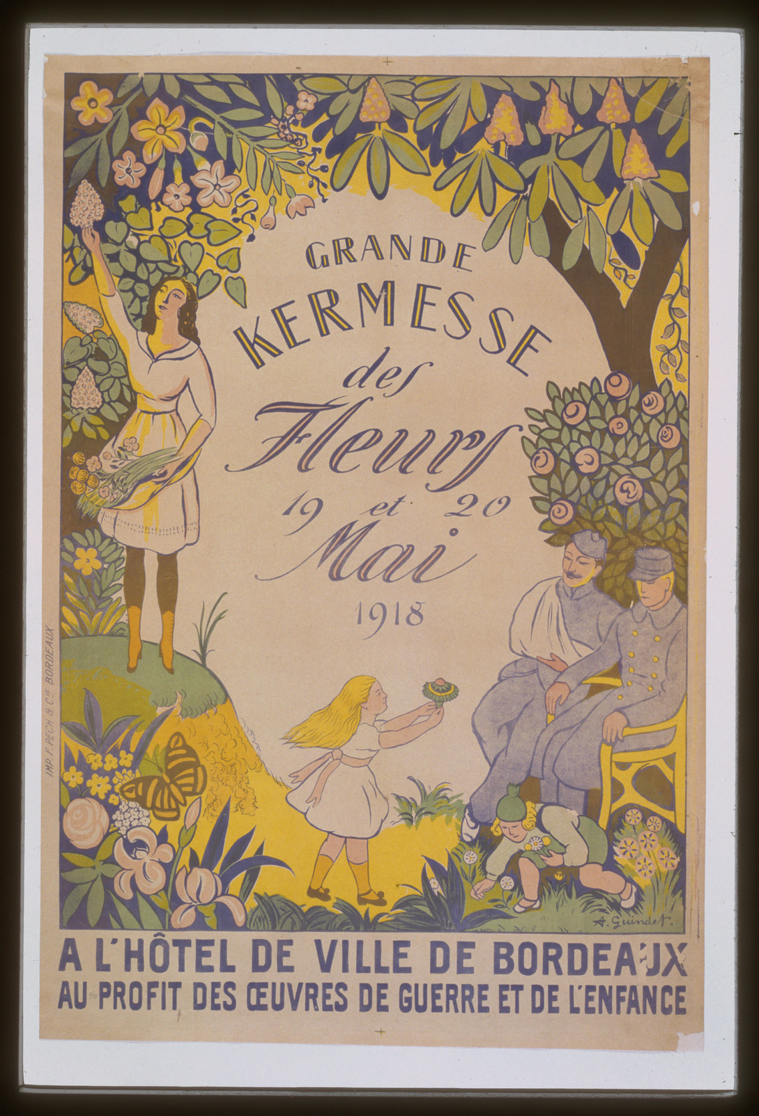 Grande kermesse des fle, 1918 — historic image