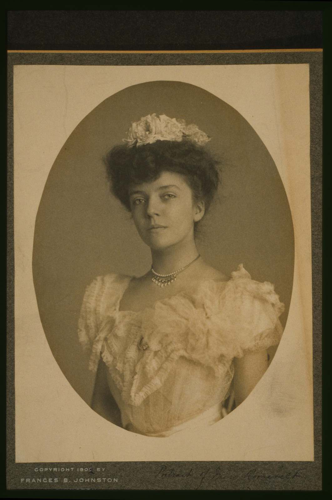 Portrait of Miss Roosevelt, no. 1, c1902. — historic photograph