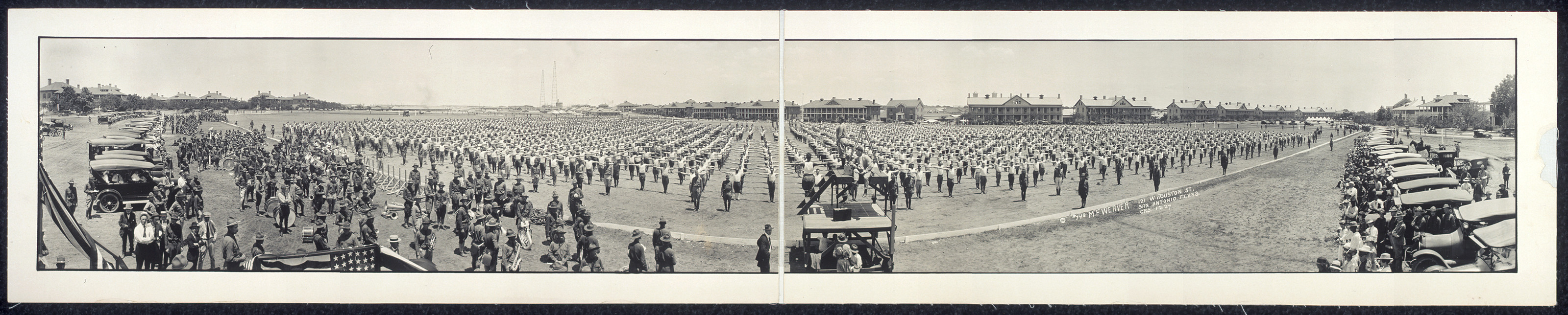Flag Day, Ft. Sam Houston, Texas, 1918, 1918 — historic image