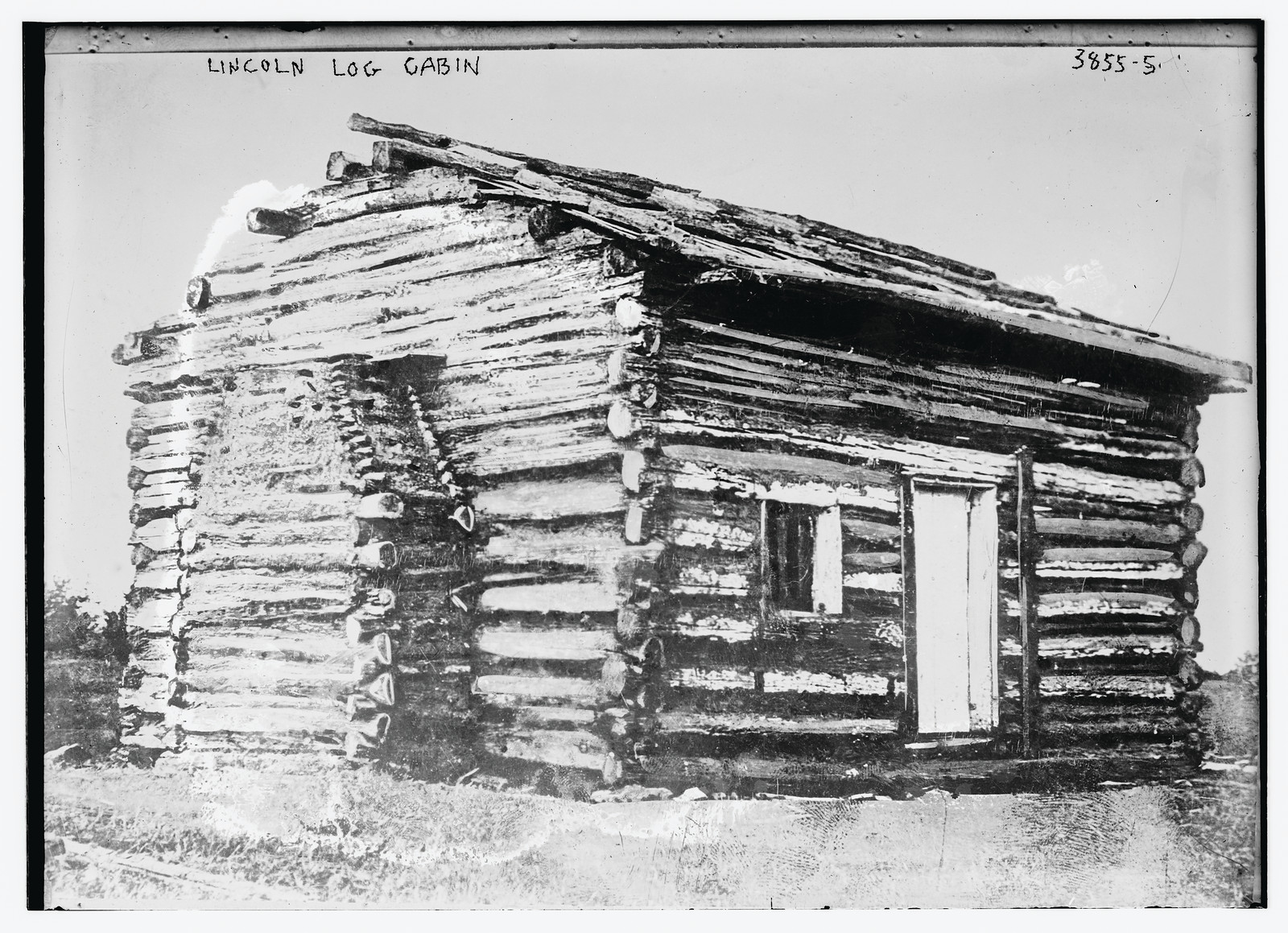 Log Cabin Of Abraham Lincoln, c. 1929 — historic photograph
