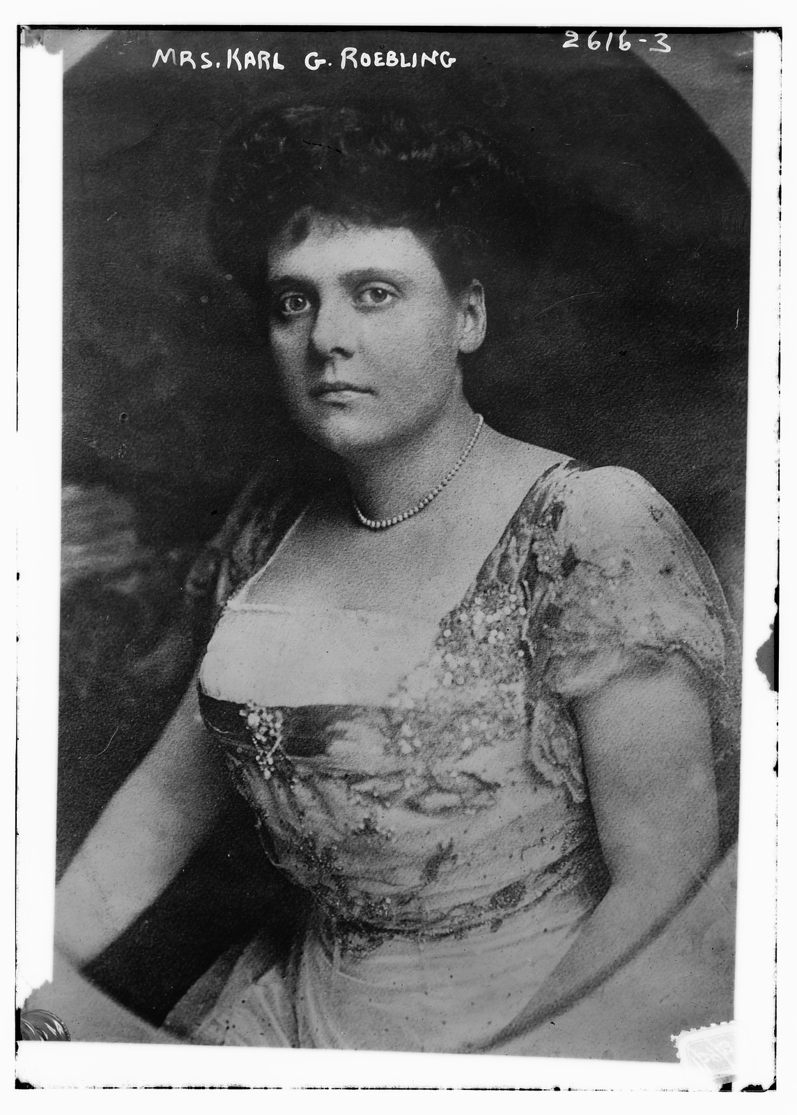 Mrs. Karl G. Roebling, n/a — historic photograph