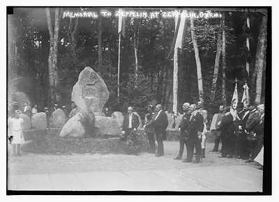 Memorial to Zeppelin at Zeppelin, Germ.