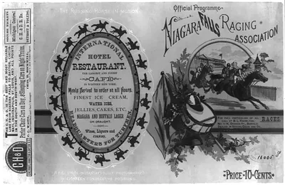 Official programme, Niagara Falls Racing Association