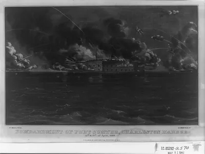 Bombardment of Fort Sumter, Charleston Harbor: 12th & 13th of April, 1861