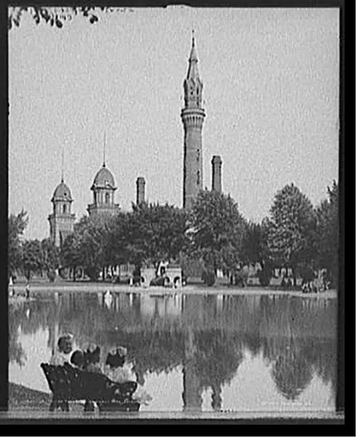 Water tower, Water Works Park, Detroit, Mich.