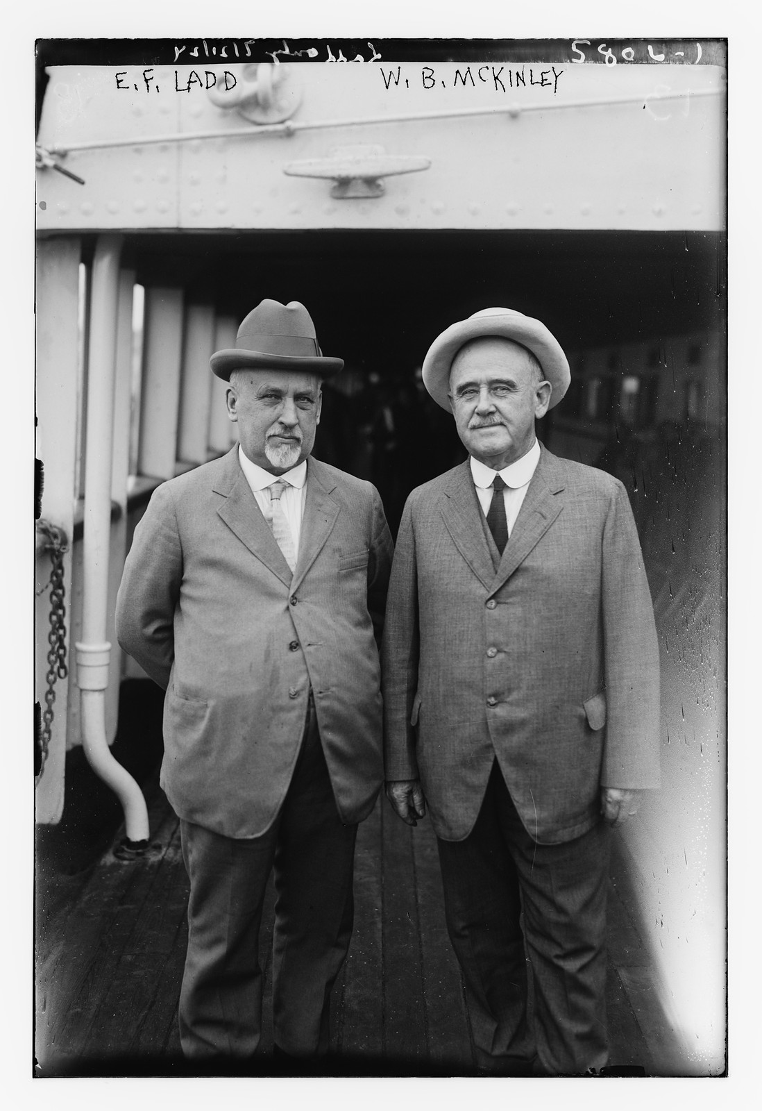 E.F. Ladd and W.B. McKinley, n/a — historic photograph