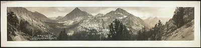 Mt. Brewer Bubbs Creek, California, 1911