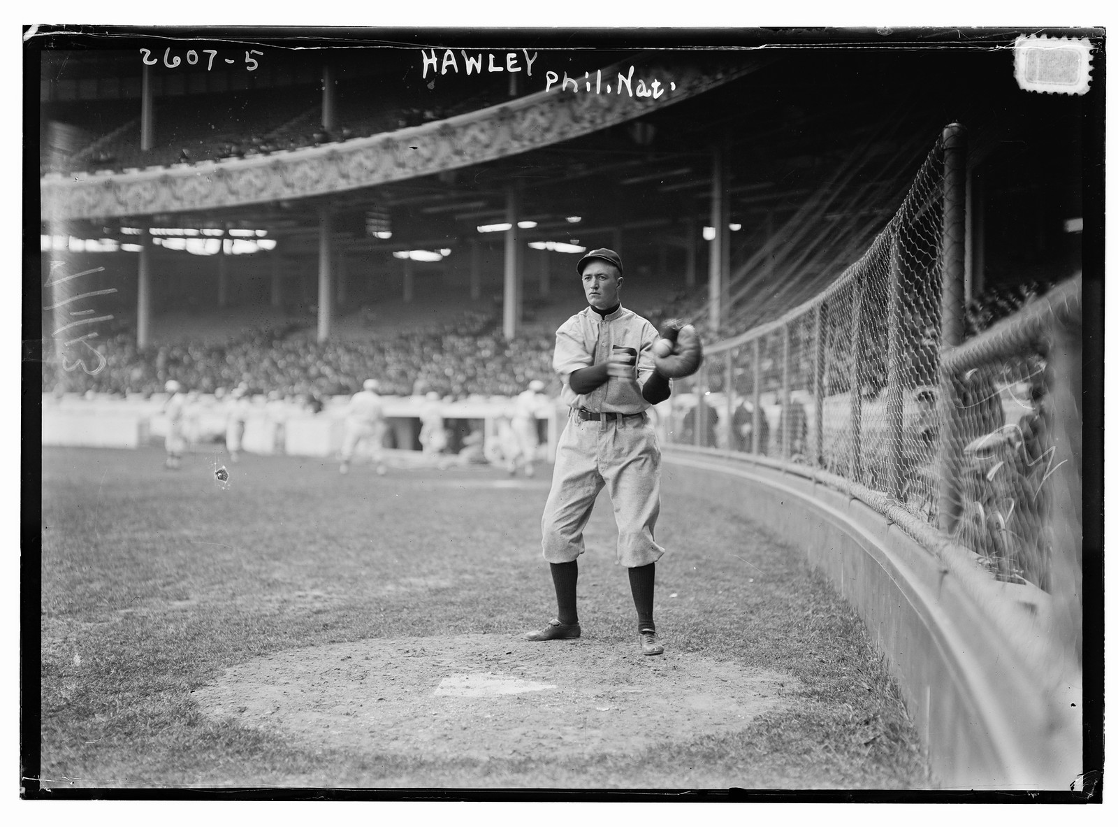 Dan Howley, Philadelphia NL, at Polo Grounds, NY (baseball), [1913] — historic photograph