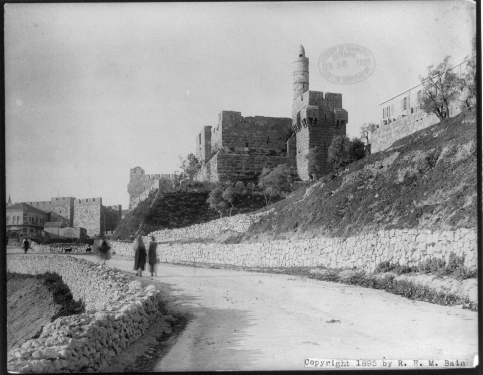 Tower of David, Jerusalem — historic photograph