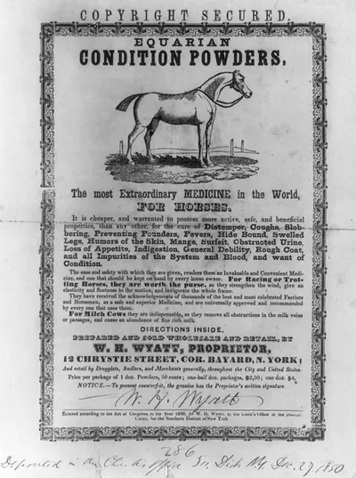 Equarian condition powders - the most extraordinary medicine in the world for horses
