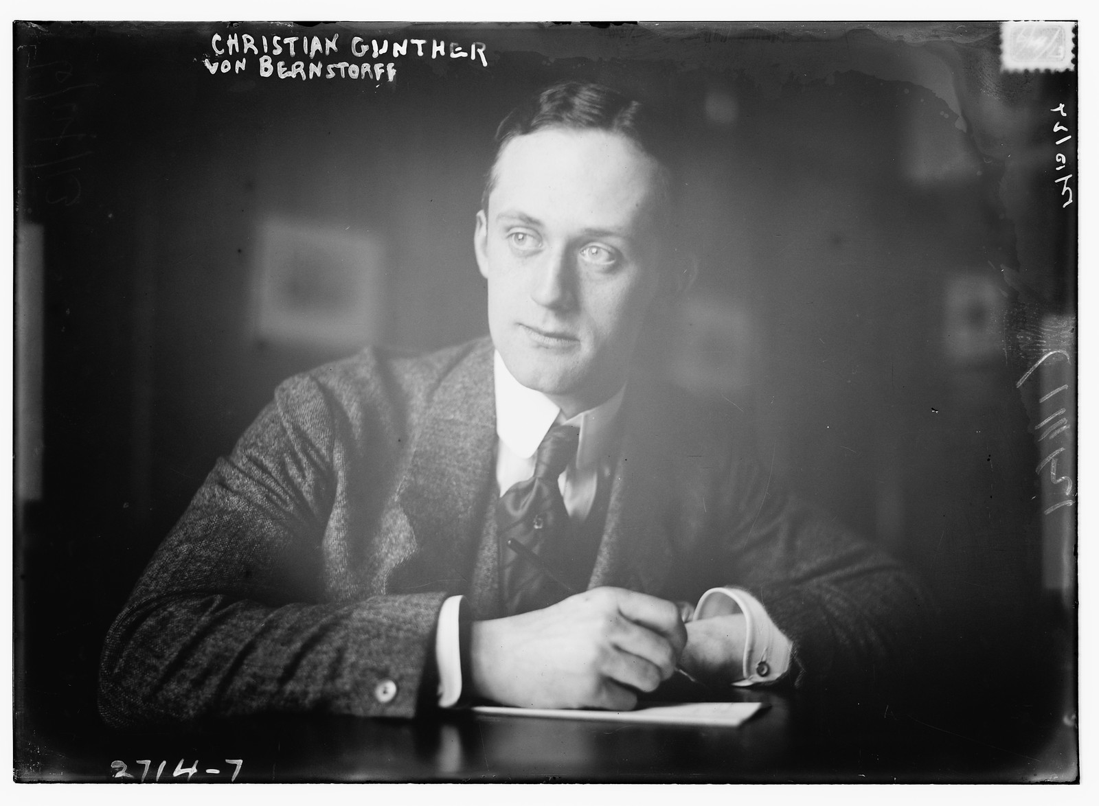 Christian Gunther Von Bernstorff, n/a — historic photograph