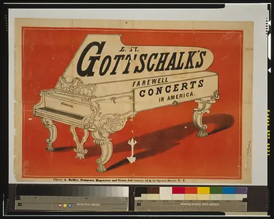 L.M. Gottschalk's farewell concerts in America