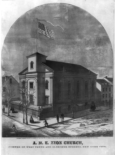 A.M.E. Zion Church, corner of West Tenth and Bleecker Street, New York City