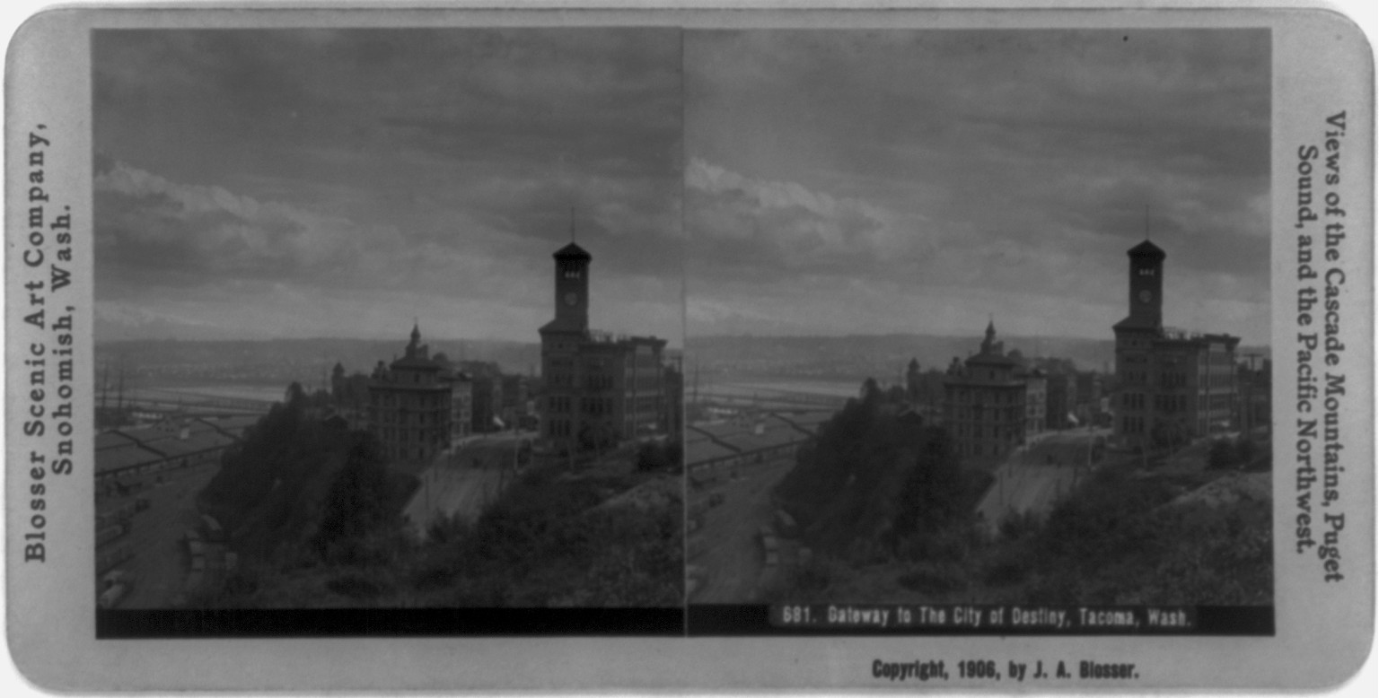 Gateway to the city of destiny, Tacoma, Wash., c1906. — historic photograph