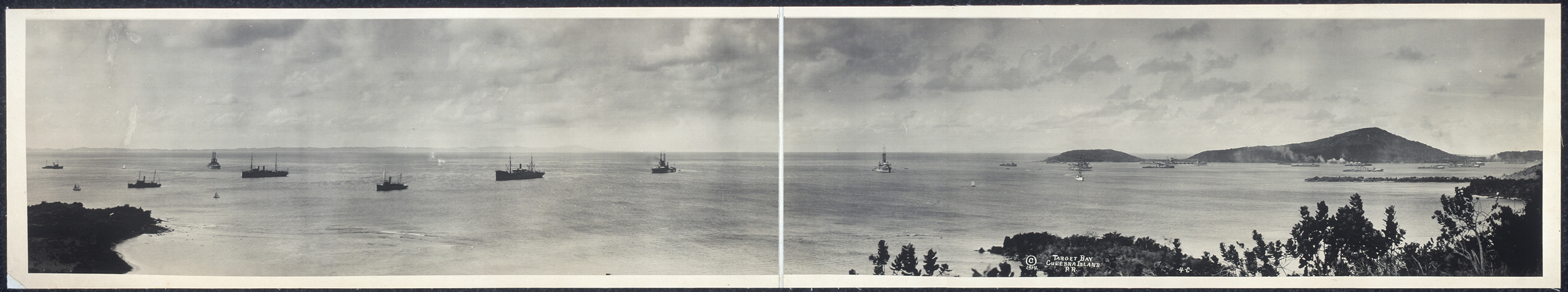 Target Bay, Culebra Isl, Puerto Rico, 1914 — historic image