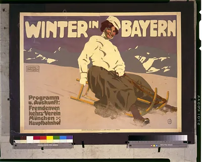 Winter in Bayern / Ludwig Hohlwein.