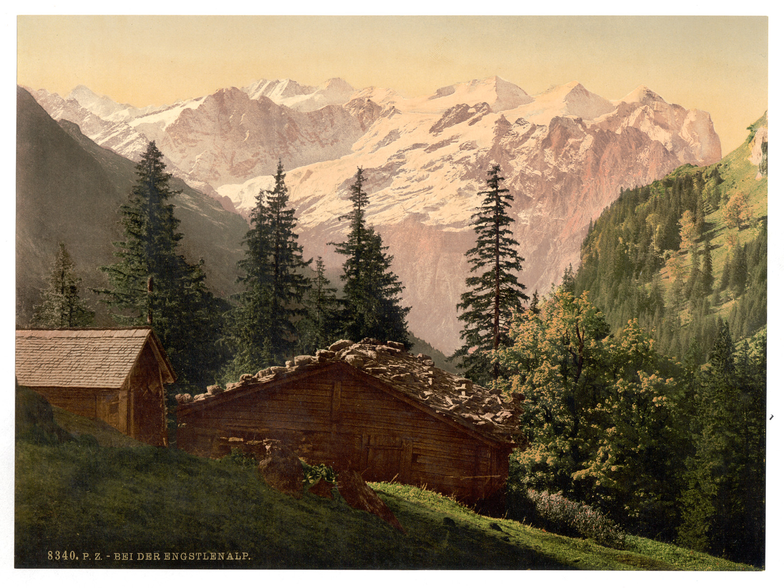 Engstlenalp (a near view) Unterwald Switzerland, [between ca. 1890 and ca. 1900]. — historic print