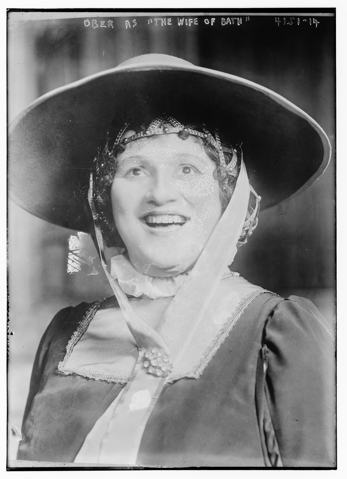 Ober as "The Wife of Bath", n/a — historic photograph