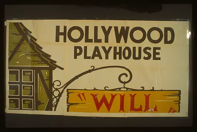 Hollywood Playhouse [presents] Will Shakespeare by Clemence Dane His life and loves.