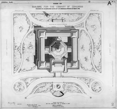 [Library of Congress, Washington, D.C. General plan, A series]