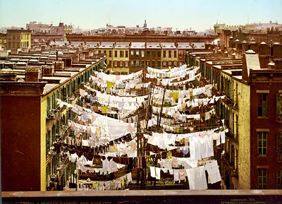 A Monday washing, New York City