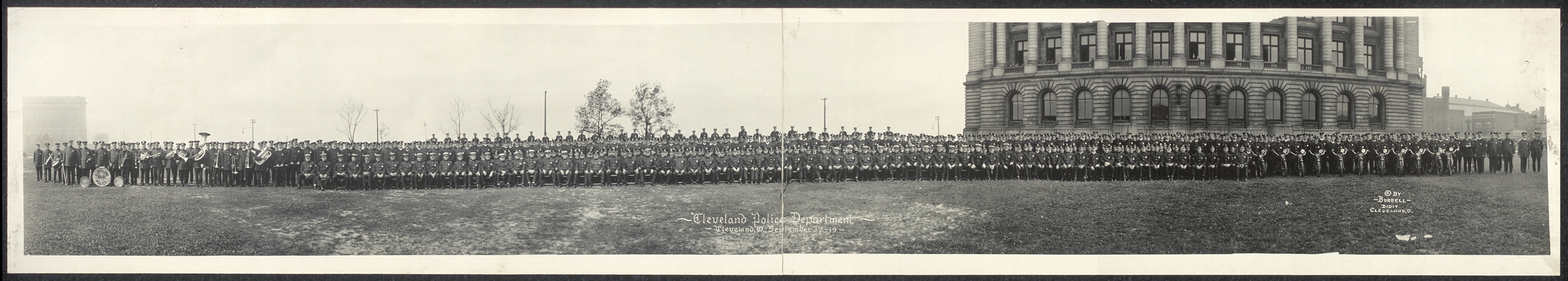 Cleveland Police Department, Ohio, 1918, 1918 — historic image