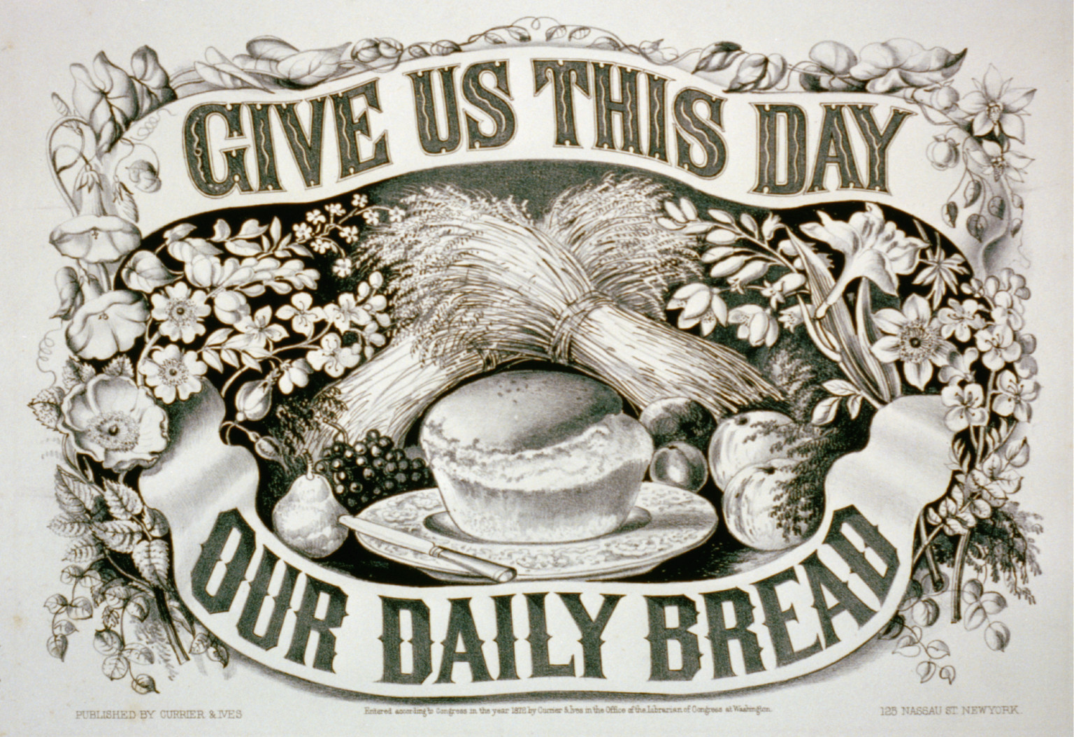 Give Us This Day Our Daily Bread — historic image