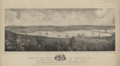 View of the City of Washington from Arlington House