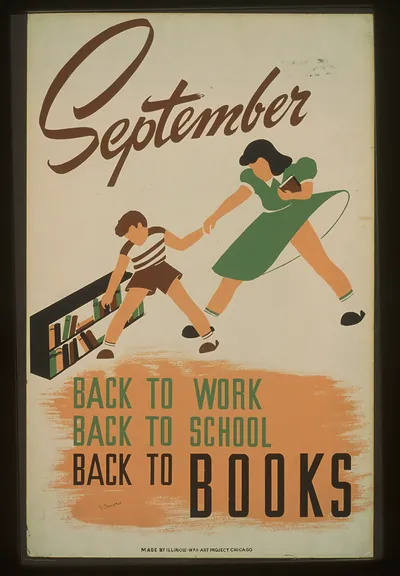 September - back to work - back to school - back to BOOKS / V. Donaghue