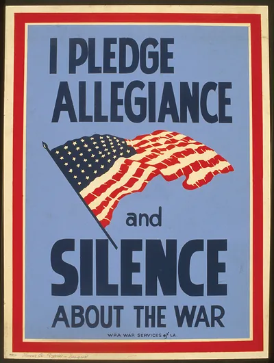 I Pledge Allegiance And Silence About The War