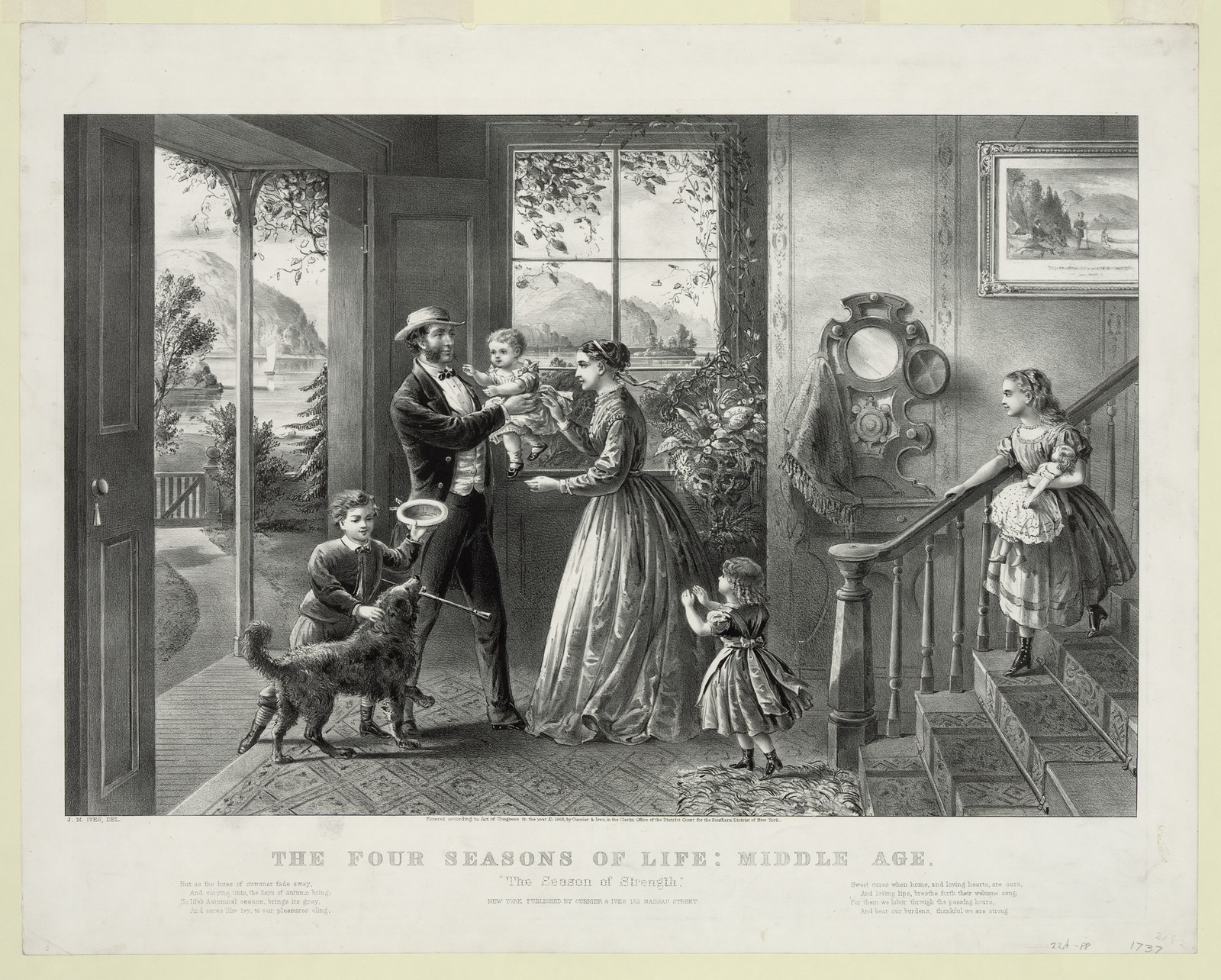 The Four Seasons of Life: Middle Age — historic image