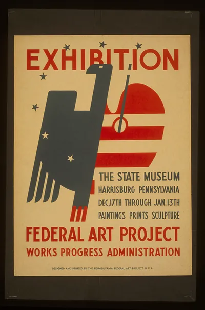 Exhibition The State Museum Harrisburg Pennsylvania (S) Paintings prints sculpture.