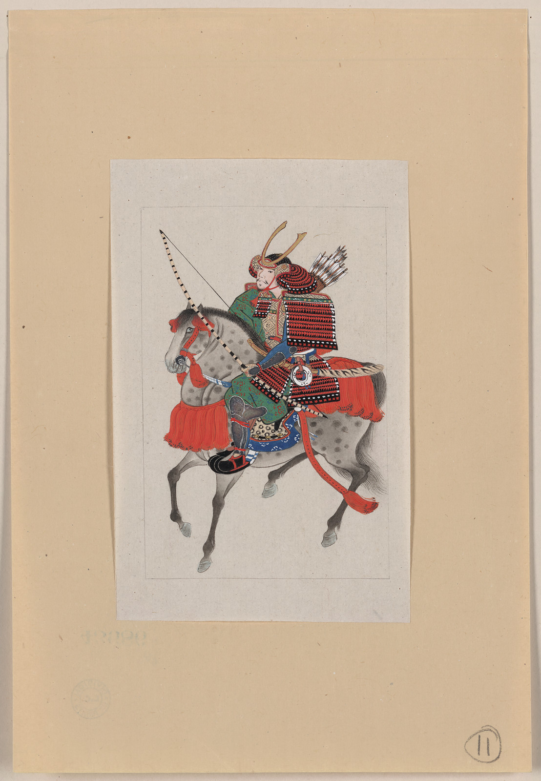 [Japanese drawing], 1750 — historic drawing
