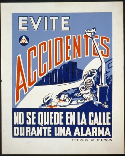 Evite accidentes No se quede en la calle durante una alarma / 6 MAR.