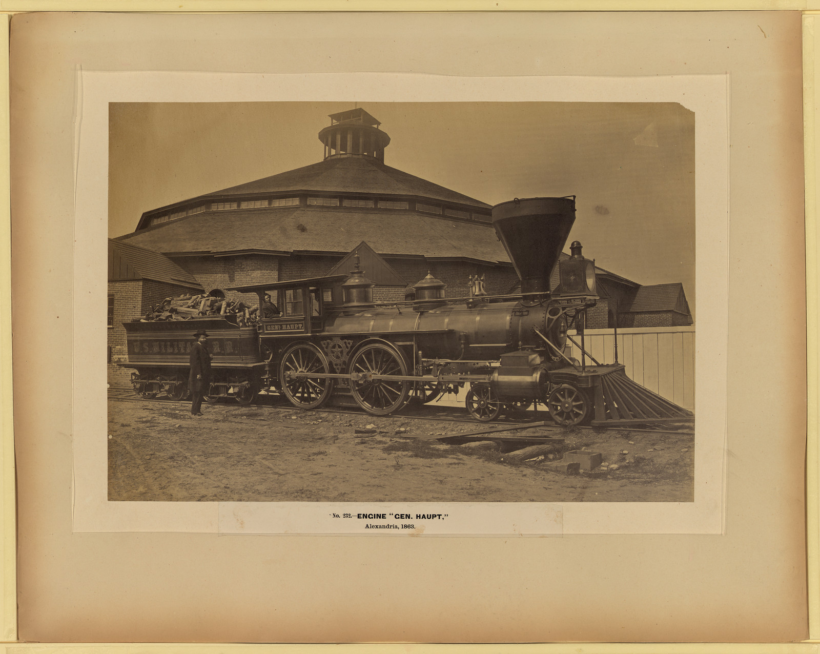 Engine \"Gen. Haupt\ — historic image