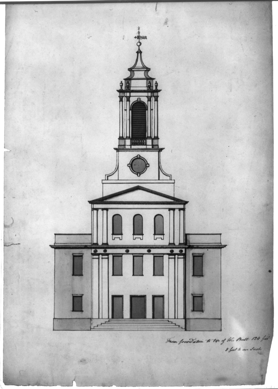 Historic Architecture - Architectural drawing for alterations — historic drawing