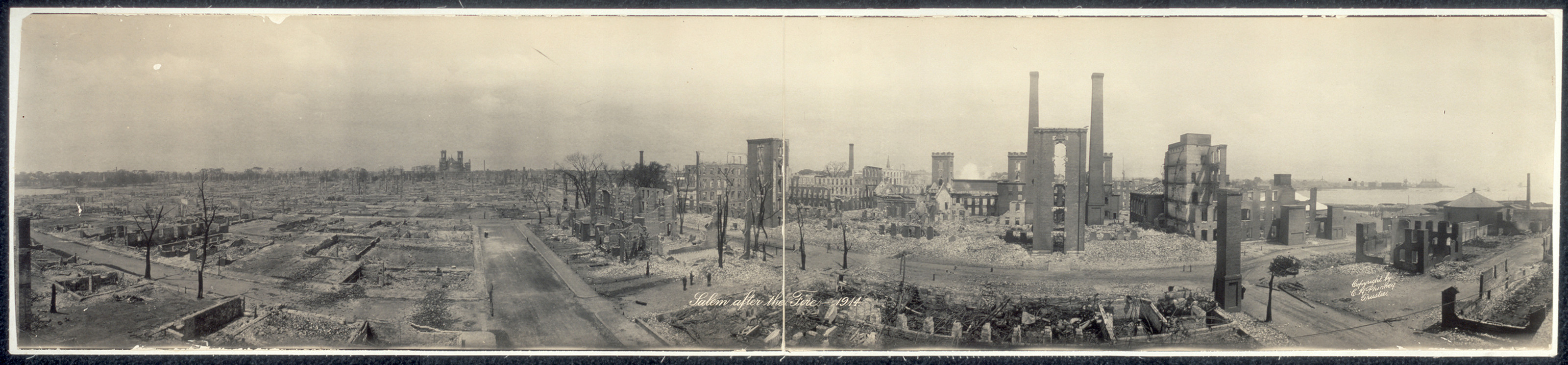 Salem Fire, Massachusetts, 1914, 1914 — historic image