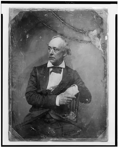 [F.B. Cutting, three-quarter length portrait, three-quarters to the left, seated in chair]