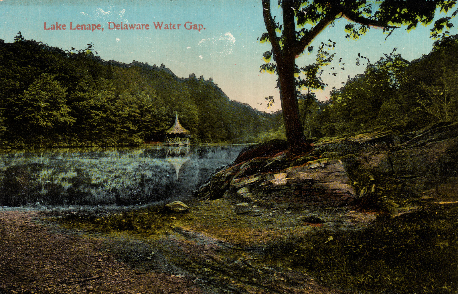 Lake Lenape, Delaware Water Gap — historic image