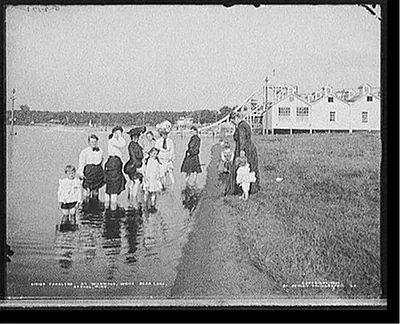 Paddlers at Wildwood, White Bear Lake, St. Paul, Minn.