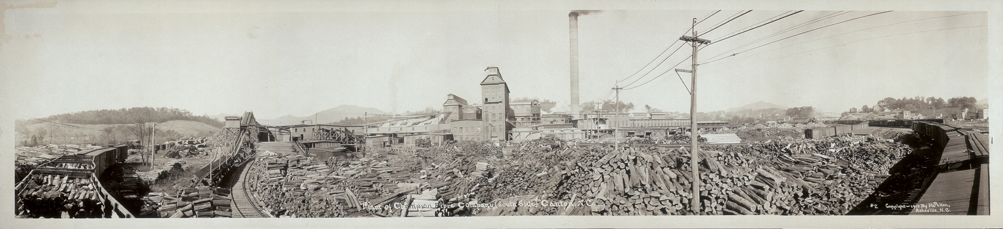 Plant of Champion Fibre Company Canton, North Carolina, 1910, 1910 — historic image