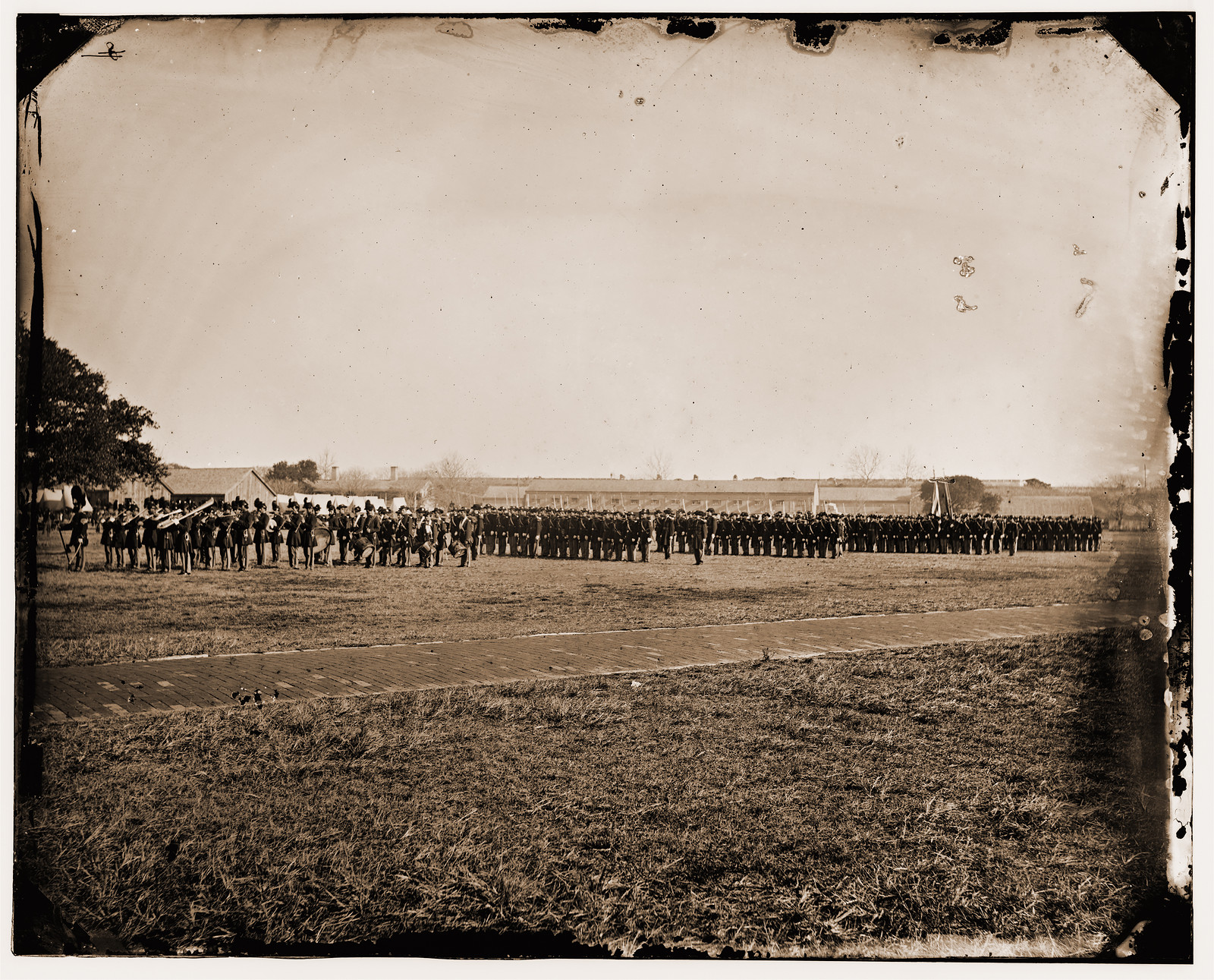 Fort Monroe Virginia. 3d Regiment Pennsylvania Heavy Artillery. (152nd Volunteers), 1864 — historic photograph