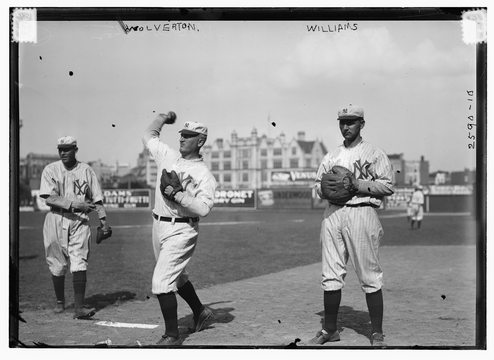 Harry Wolverton & Bob E. Williams, New York AL (baseball), [1912] — historic photograph